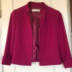 Tahari fuschia blazer